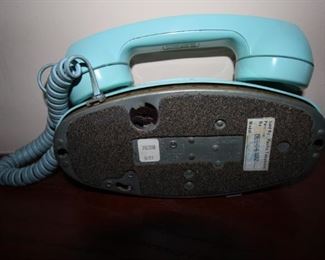$40. Turquoise "Princess" phone sold by Pacific Telephone in 1982.