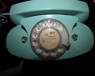 $40. Turquoise "Princess" phone sold by Pacific Telephone in 1982.