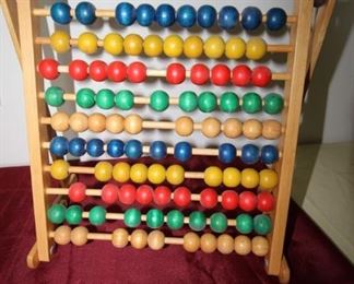 $20. Vintage counting abacus.