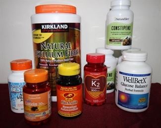$50. Assortment of NEW unopened, in date vitamins and supplements.