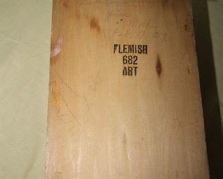 $20. Flemish art box 1909.
