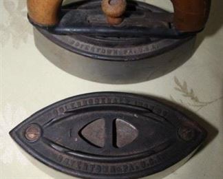 $20. Antique Colebrookdale iron.