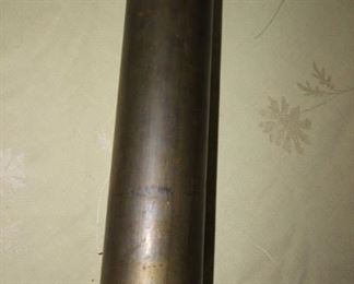 $25. Used artillery shell casing. 75 DEC C652L 17C.      14 inch tall.