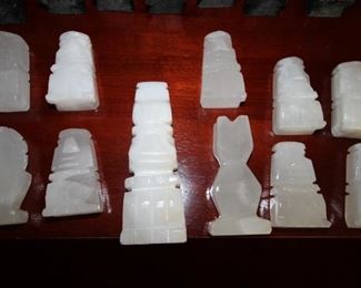 $35. As is onyx chess set, (incomplete).