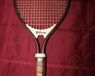 $8. Racquet ball racket.