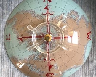 1950’s Glass Ceiling Light
Ships Wheel is glass also