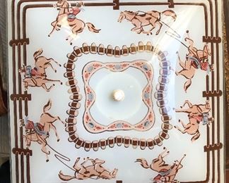 Vintage Cowboy Light Fixture