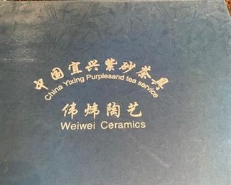 Weiwei Ceramics Purple Clay Pot & Cups