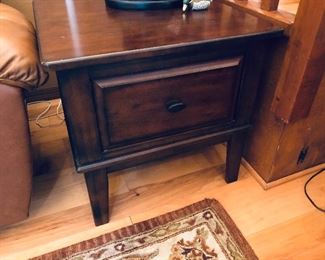 PAIR OF END TABLES
