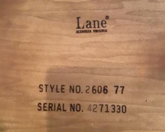 Lane record cabinets 