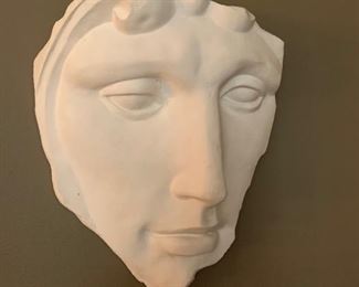 68. Plaster Cast of Face (9" x 10")