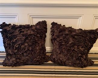 Pair of Brown Pillows