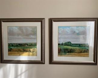 123. Pair of Landscape Prints (28" x 28")