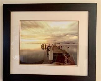163. Photo of Sunset on the Dock (26" x 22") 