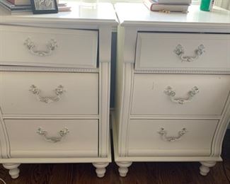129. Pair of Young America Nightstands (20" x 17" x 30")