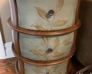 152. Hand Painted 3 Drawer Accent Table (19" x 29")