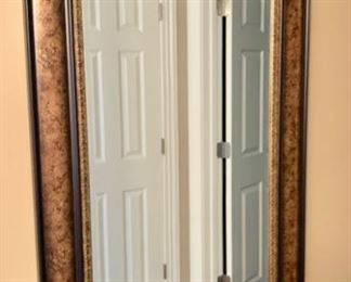 159. Beveled Mirror w/ Ornate Frame (34" x 69")