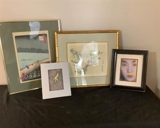 Asian Wall Art Origami, Prints, and Portrait