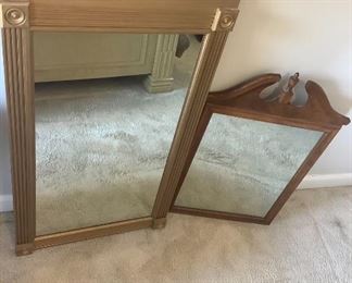 Baumritter Mirror and Crowned Tall Mirror