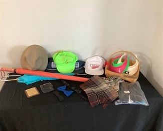 Hats, Scarves, Umbrellas
