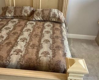 Stanley Full Sized Bed Frame and Linens