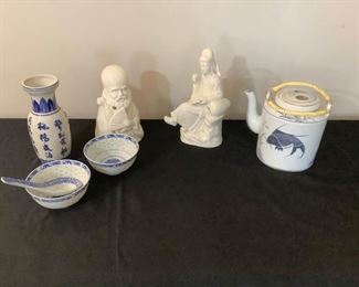 White and Blue Oriental Inspirations