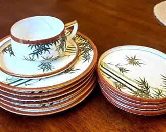 Hand painted Japanese tea sets