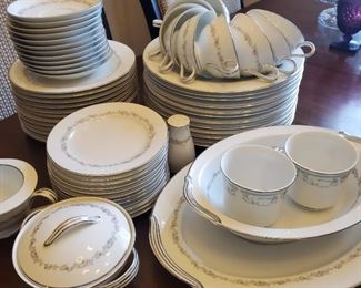Large Noritake china set