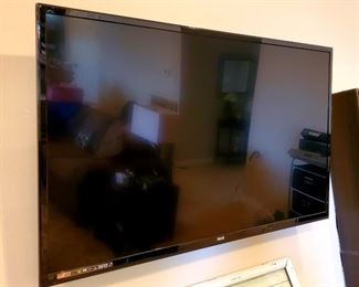 68" RCA HD 1080P TV with wall mount