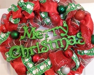 Entire room of Christmas decor