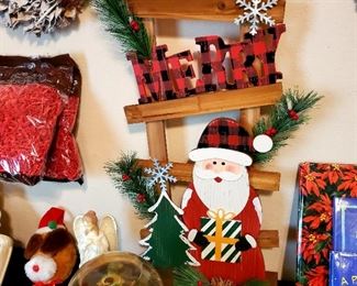 Entire room of Christmas decor