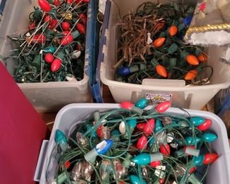 Entire room of Christmas decor