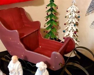 Entire room of Christmas decor