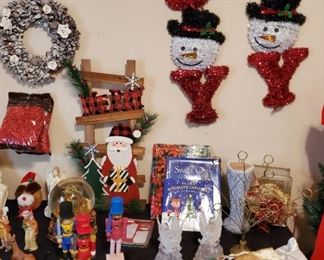 Entire room of Christmas decor