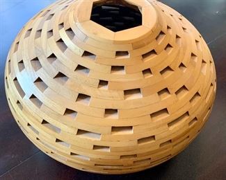 #1 - Wooden vase- 10" tall x 15" wide- $60