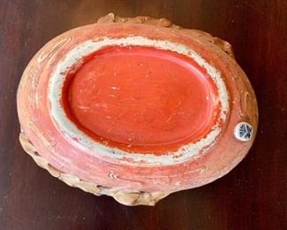 #32- Japanese Sumida-Gawa Pottery Bowl- 8" wide x 6" deep x 4" tall- $180