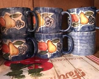 Mista hand-painted Stoneware