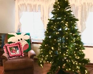 Christmas tree and decor