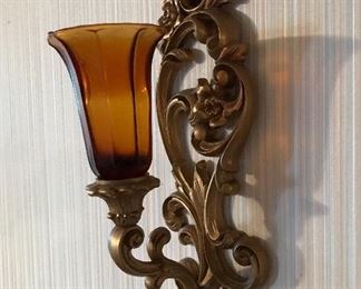 Pair Mid Century Sconces