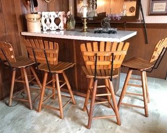 Retro bar stools