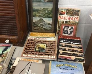 Train/railroad books