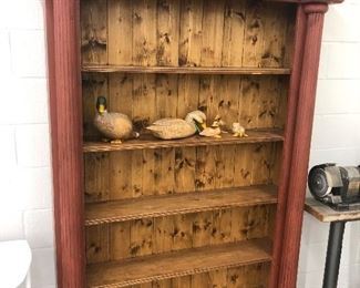 Large solid wood bookshelf