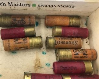 Vintage shotgun shells