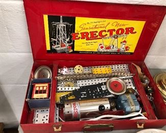 Vintage erector set