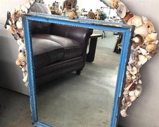 Seashell mirror