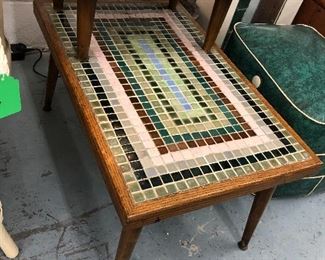 Mid century modern side table