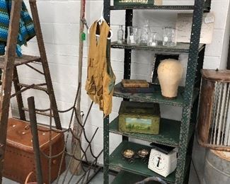 Industrial metal shelf