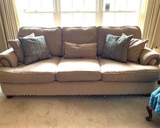 Two Nice Size Contemporary Couches 
