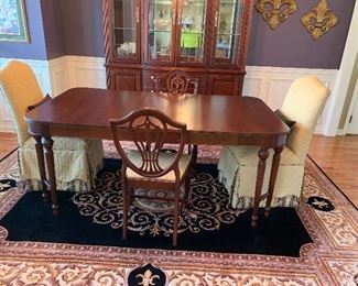 Hagerty’s dining room table and chairs 