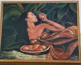 Fantastic painting by well known artist Christine Moore